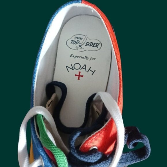 XSperry Top-Sider Noah Mens Colorblock Canvas Sneakers Size 6M multicolors - Picture 5 of 9